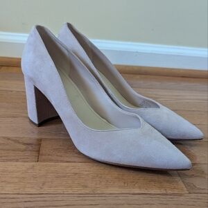 Marc Fisher Caitlin Pump Blush Suede size 9
